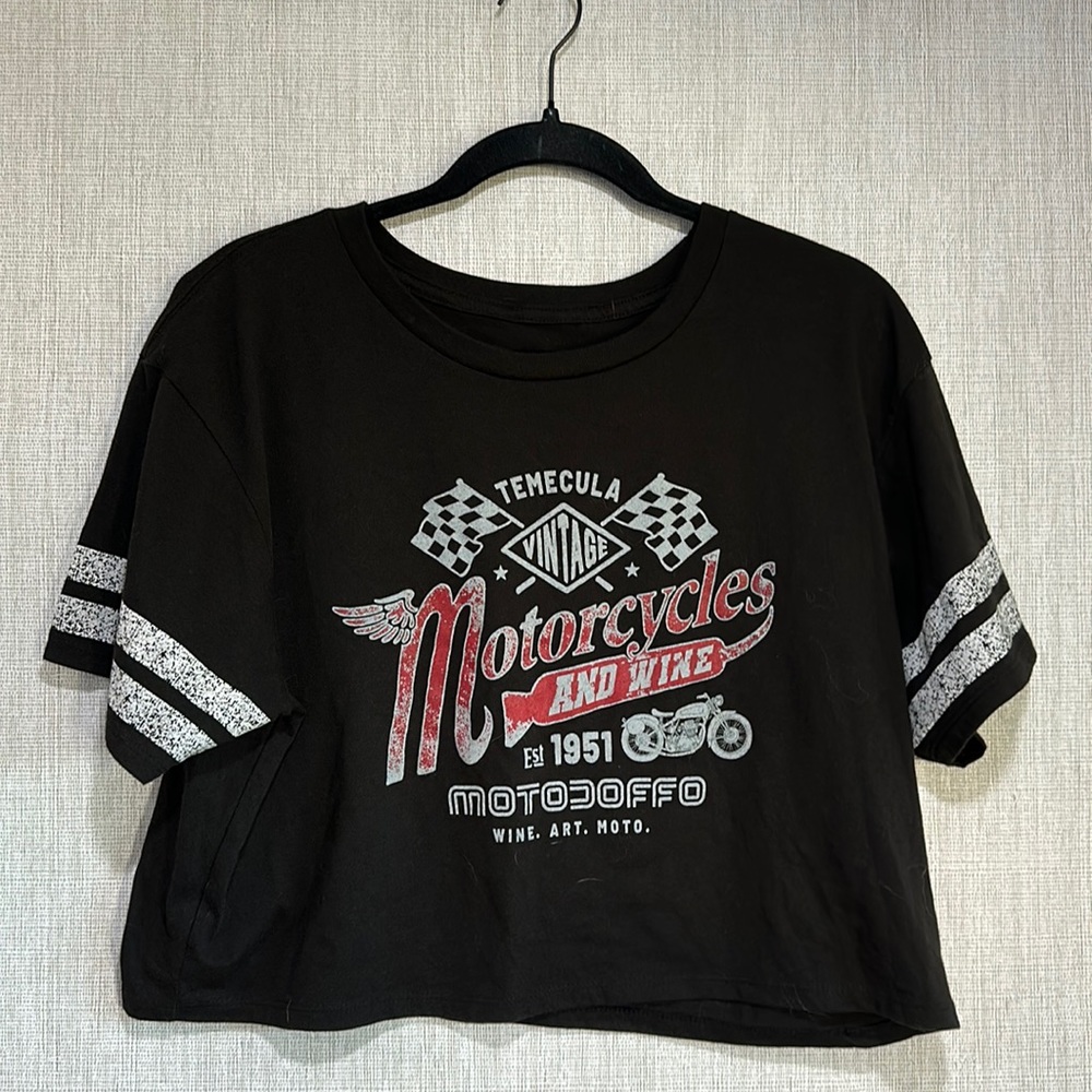 Motto Doffo Crop Top Biker Babe